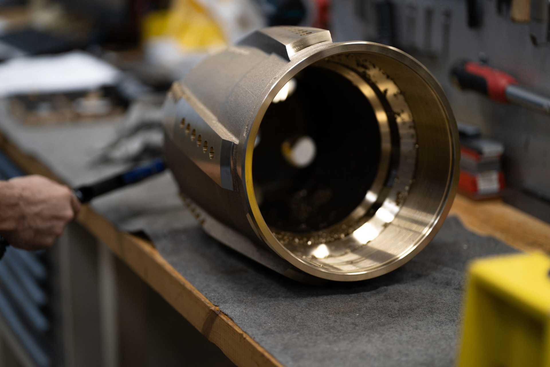 Presisjonsmaskinert komponent